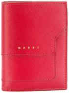 Marni Saffiano Wallet - Red