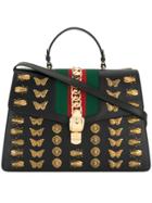 Gucci Sylvie Animal Studs Bag - Black