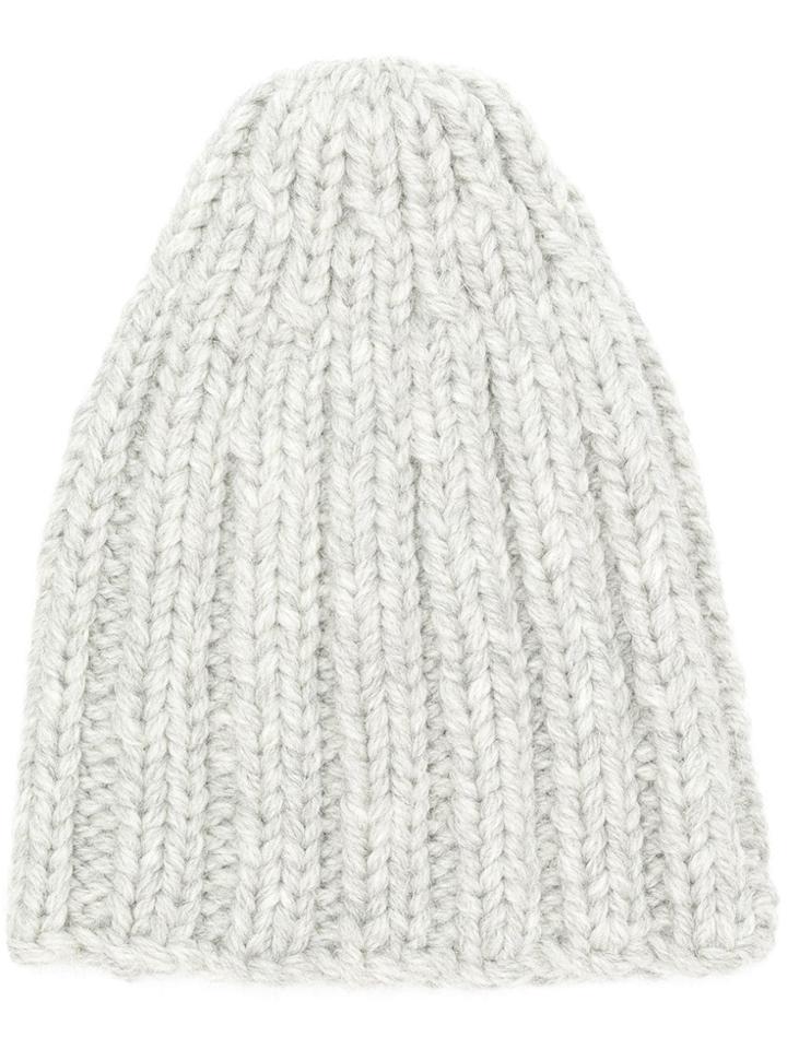 Junya Watanabe Man Knitted Beanie - Grey