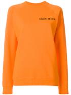 Ganni Snack Attack Sweatshirt - Yellow & Orange