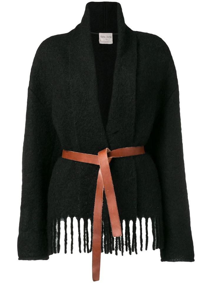 Forte Forte Wrap Cardigan - Black