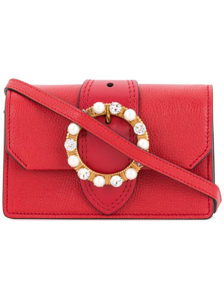 Miu Miu Mini Lady Crossbody Bag - Red