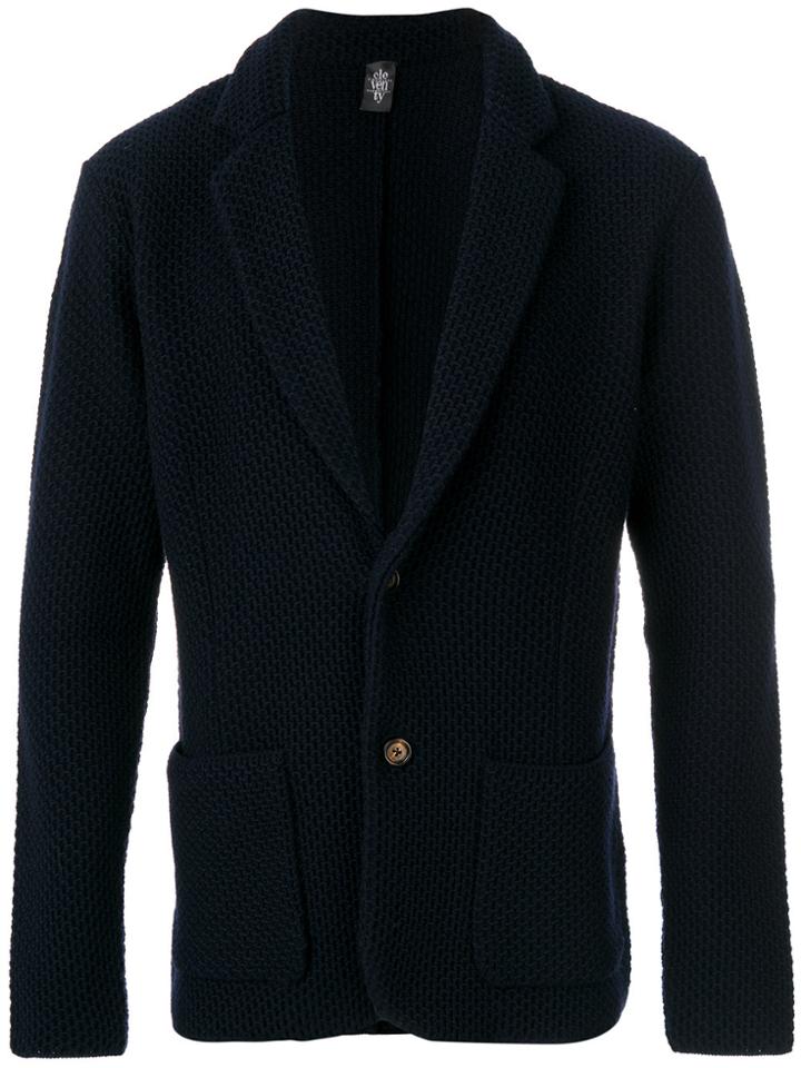 Eleventy V-neck Cardigan - Blue