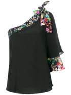Etro Layered One-shoulder Top - Black