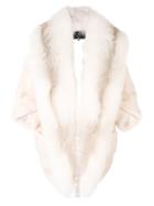 Cara Mila Marilyn Fox & Mink Coat - Nude & Neutrals