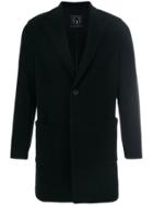 Tonello Straight Buttoned Coat - Black