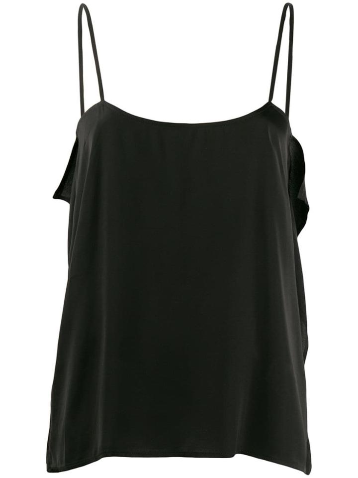 Semicouture Satin Camisole - Black