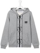 Philipp Plein Kids Plein Hero Print Hoodie, Boy's, Size: 14 Yrs, Grey