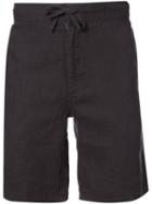 Onia - Max Drawstring Shorts - Men - Linen/flax - M, Grey, Linen/flax
