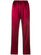 Gianluca Capannolo High-waisted Cropped Trousers - Red
