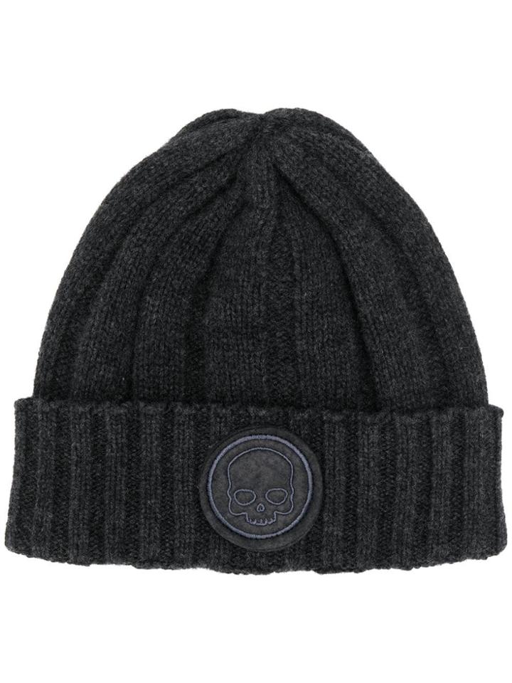 Hydrogen Cashmere Knit Beanie - Grey