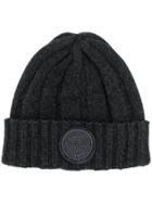 Hydrogen Cashmere Knit Beanie - Grey
