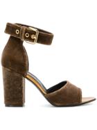 Via Roma 15 Ankle Strap Sandals - Brown