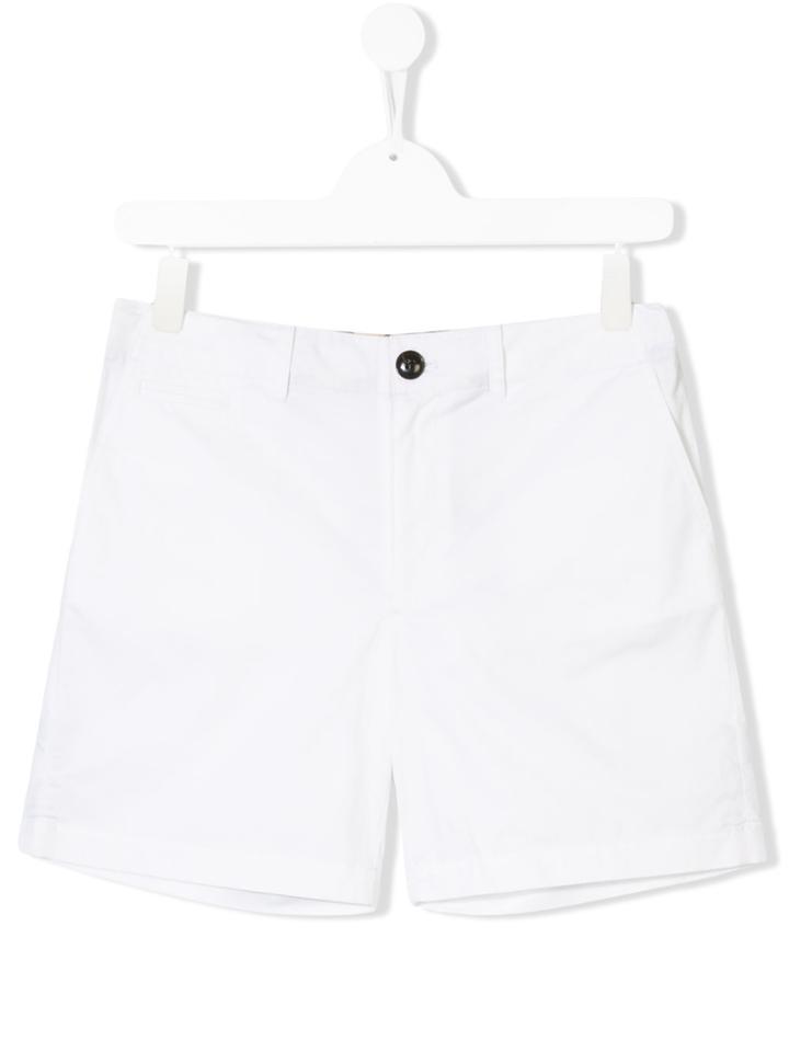 Burberry Kids Classic Casual Shorts - White