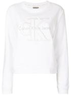 Calvin Klein Jeans Embroidered Sweatshirt - White