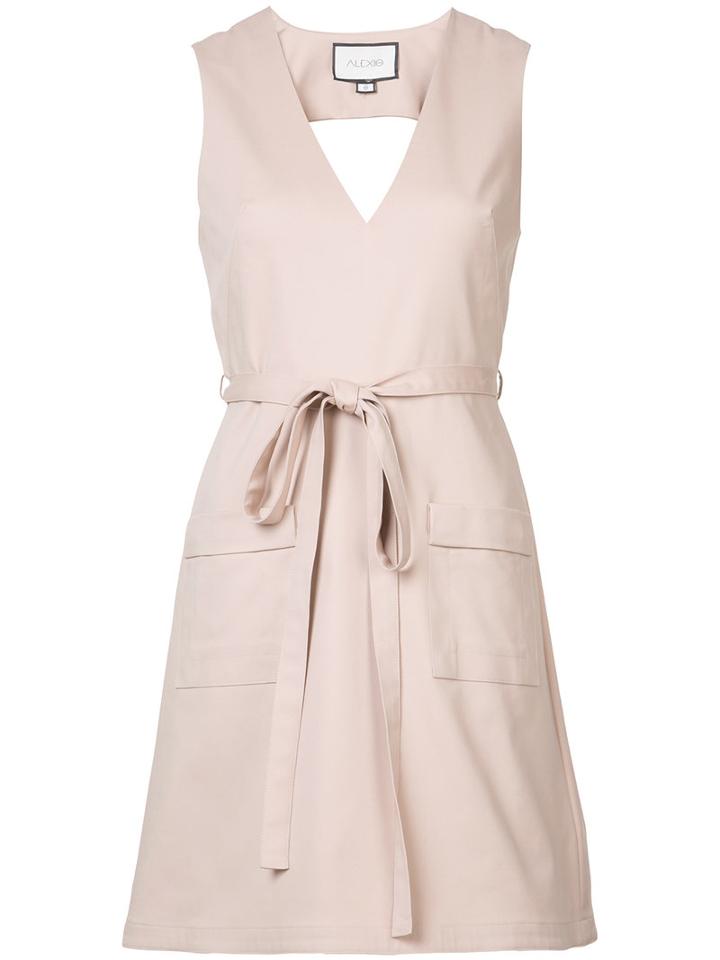 Alexis - Cross Back Dress - Women - Cotton/nylon/polyester/spandex/elastane - S, Pink/purple, Cotton/nylon/polyester/spandex/elastane
