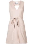Alexis - Cross Back Dress - Women - Cotton/nylon/polyester/spandex/elastane - S, Pink/purple, Cotton/nylon/polyester/spandex/elastane