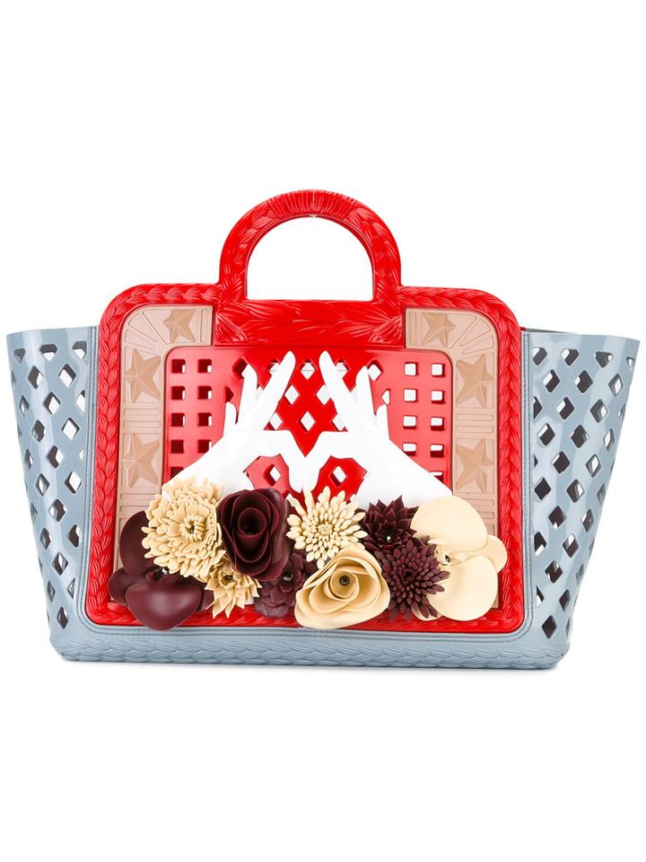 Kartell Paula Cademartori Large Tote Bag, Women's, Red, Polyurethane