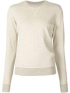 321 Washed Crew Neck Sweatshirt, Women's, Size: L, Nude/neutrals, Cotton