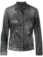 Philipp Plein Palm Tree Print Jacket - Grey