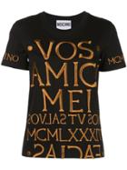 Moschino Roman Numerals T-shirt - Black