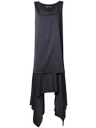 Max Tan 'austere Handkerchief' Dress, Women's, Size: 38, Black, Viscose