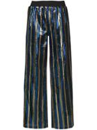 Robert Rodriguez Striped Straight Trousers - Black
