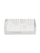 Yvmin Crystal-embellished Comb Hair Slide - Silver