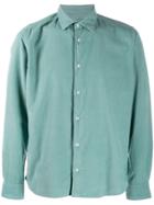 Altea Long Sleeved Corduroy Shirt - Green