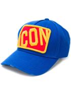 Dsquared2 Icon Patch Baseball Cap - Blue