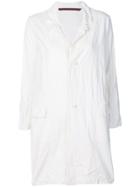 Daniela Gregis Button-down Fitted Coat - White