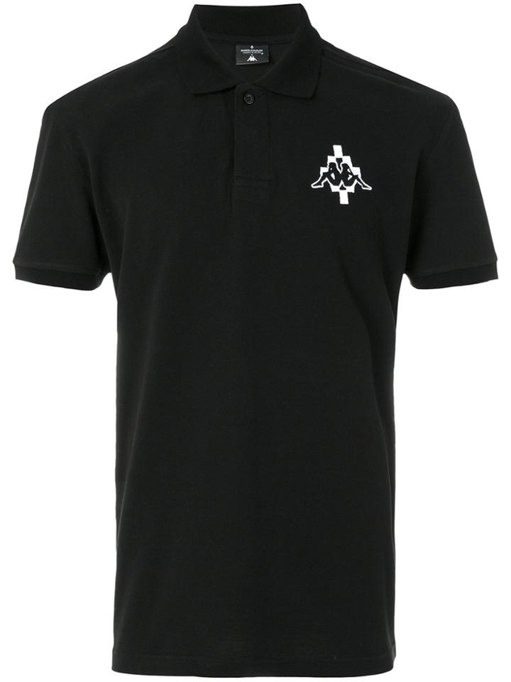 Marcelo Burlon County Of Milan Kappa Polo Shirt - Black