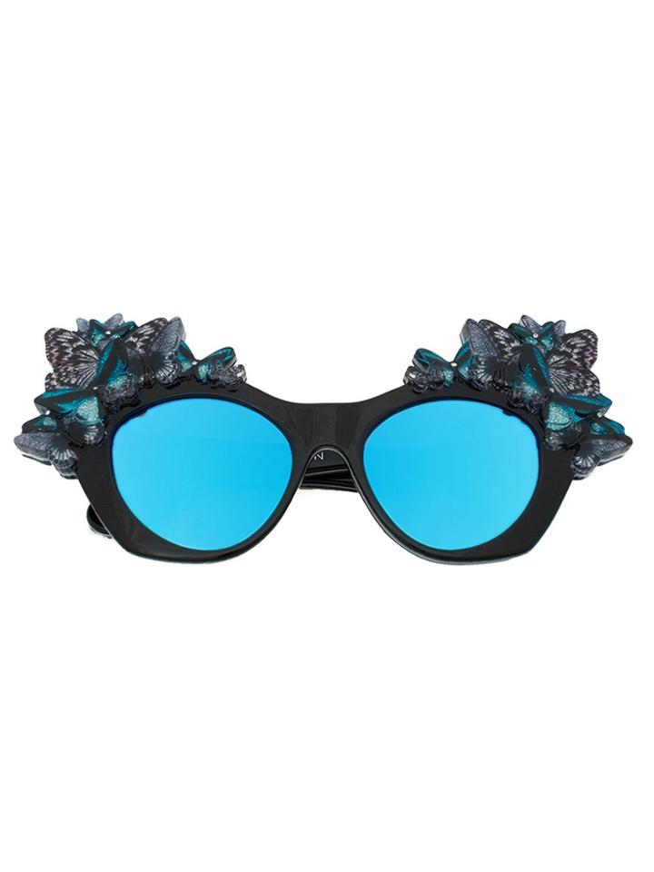 Anna Karin Karlsson 'the Butterfly' Sunglasses - Black