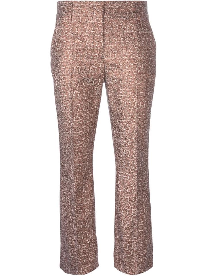 Dorothee Schumacher Cropped Floral Jacquard Trousers