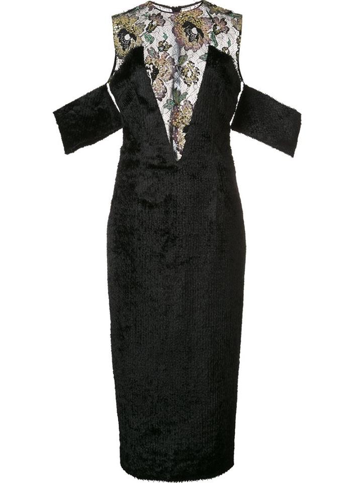 Sophie Theallet Sheer Embellished Panel Dress