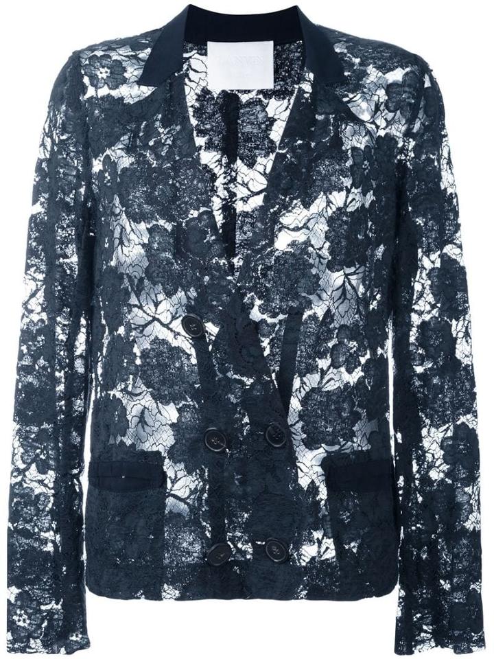 Lanvin Pre-owned Lace Jacket - Blue