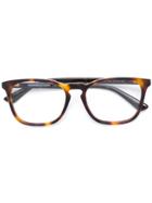 Mcq By Alexander Mcqueen Eyewear Square Frame Glasses - Brown