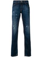 Dolce & Gabbana Faded Distressed Jeans - Blue