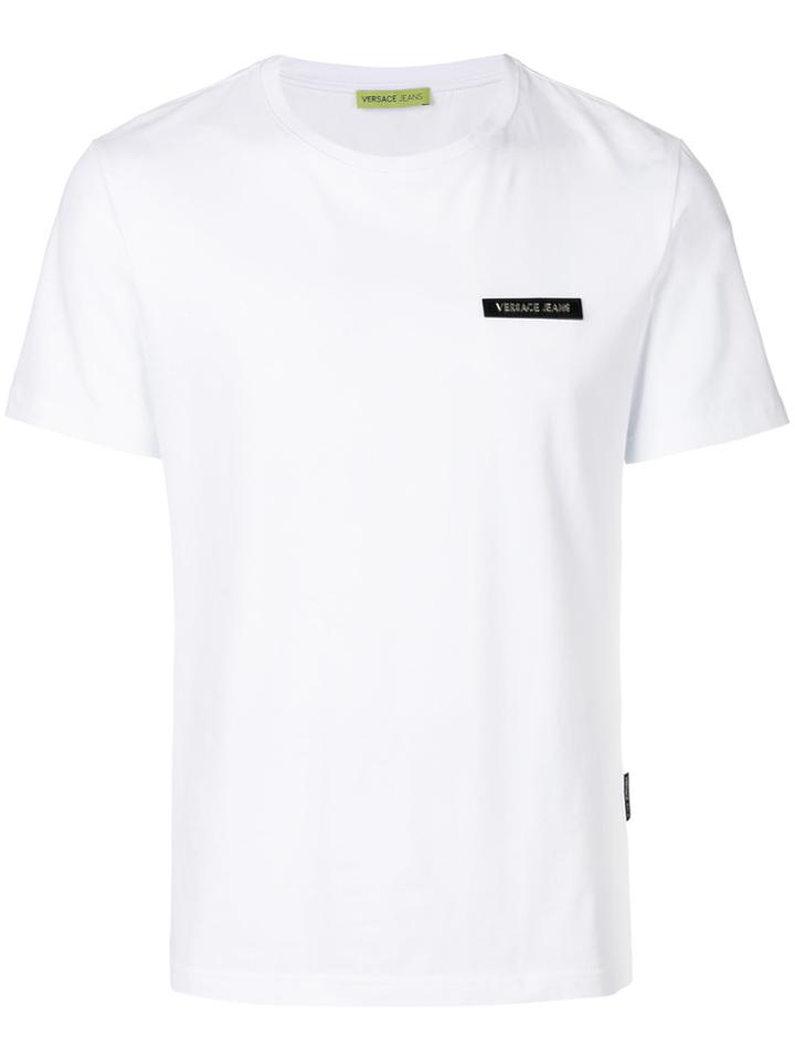 Versace Jeans Logo Plaque T-shirt - White