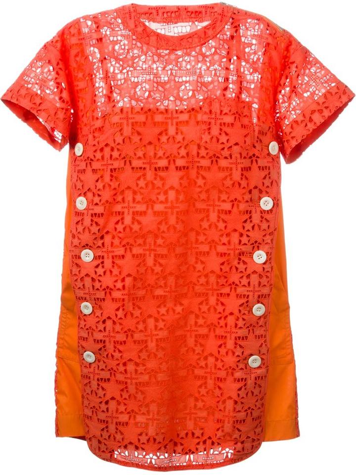 Sacai 'sangallo' Dress