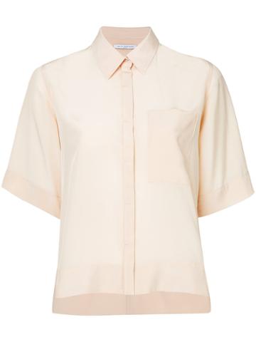 Julia Jentzsch Shortsleeve Relaxed Fit Blouse - Nude & Neutrals