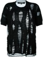 Junya Watanabe Comme Des Garçons Distressed Knit Top