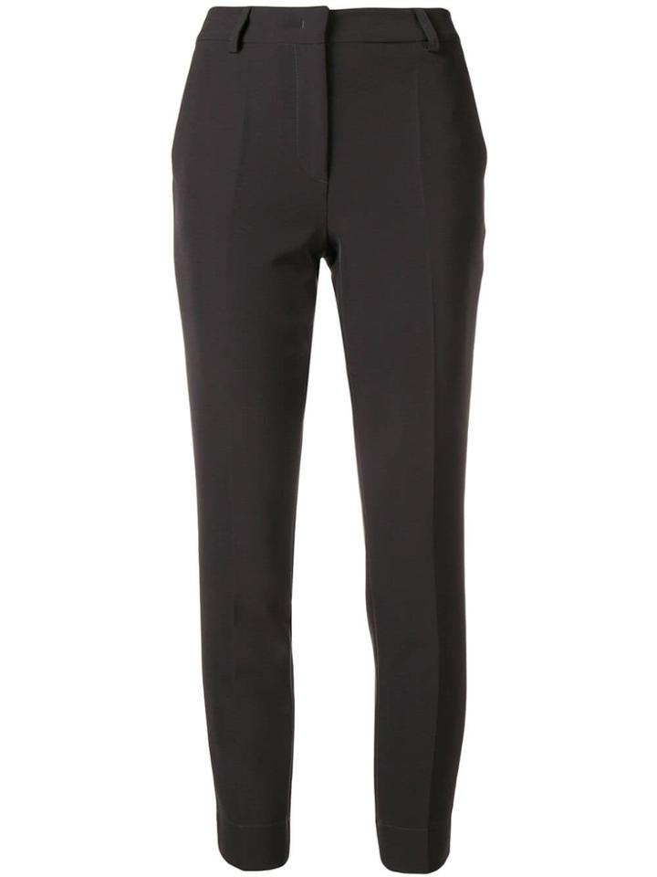 Blanca Cropped Trousers - Grey