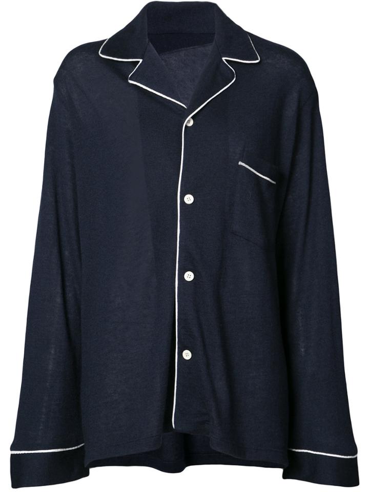 The Elder Statesman Pyjama-style Top - Blue