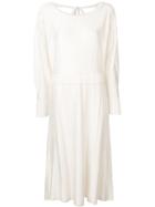 Esteban Cortazar Knitted Midi Dress - White