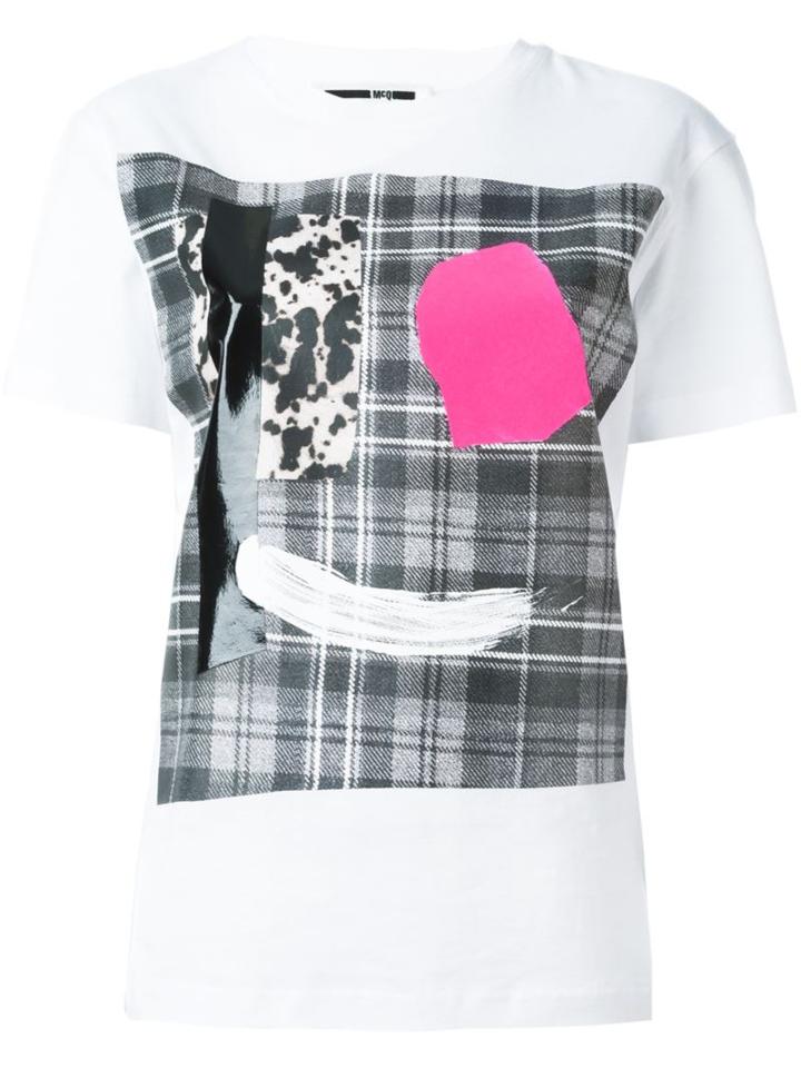 Mcq Alexander Mcqueen Abstract Face Print T-shirt