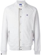 Champion Logo Patch Varsity Jacket