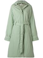 Aalto Long Padded Coat - Green