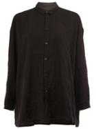 Toogood 'the Draughtsman' Shirt, Women's, Size: 3, Black, Cotton/polyurethane/tencel