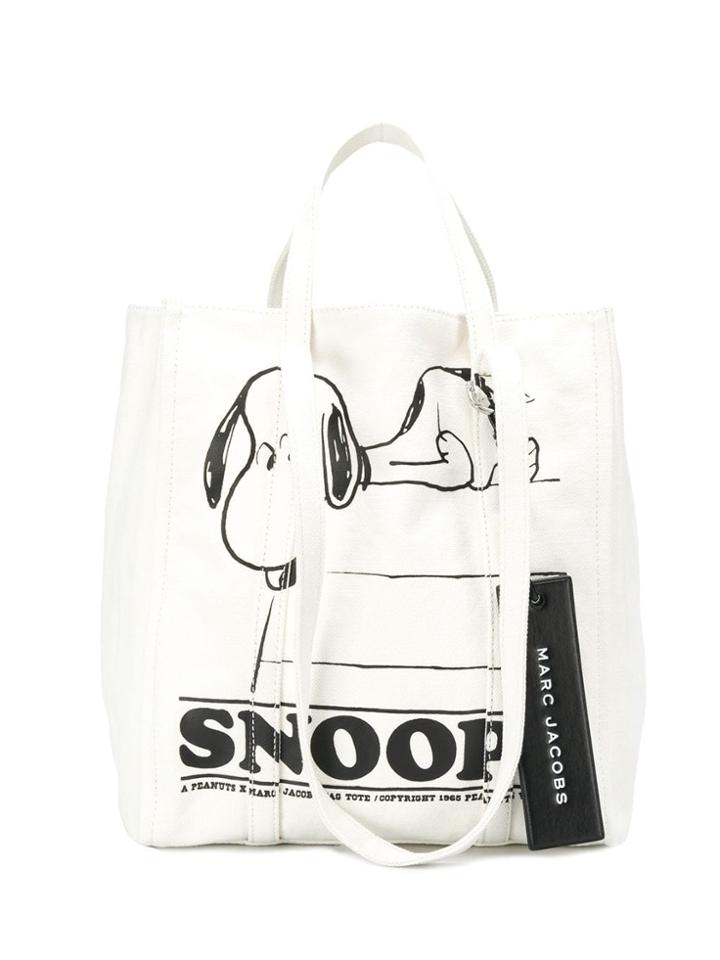 Marc Jacobs Snoopy Tote Bag - White